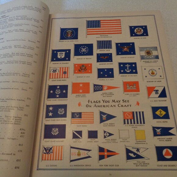 BOOK 1955-56 PILOTING SEAMANSHIP AND SM BOAT HANDLING CHARLES F CHAPMAN - Picture 2 of 16